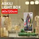 600mm 1200mm Çift Taraflı Askılı Led Işık Kutusu 600mm 1200mm Çift Taraflı Askılı Led Işık Kutusu