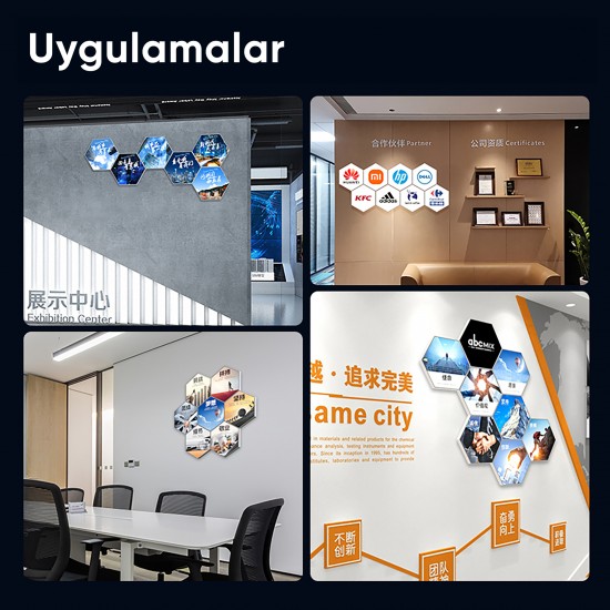 Manyetik Altıgen Led Işık kutusu Manyetik Altıgen Led Işık kutusu